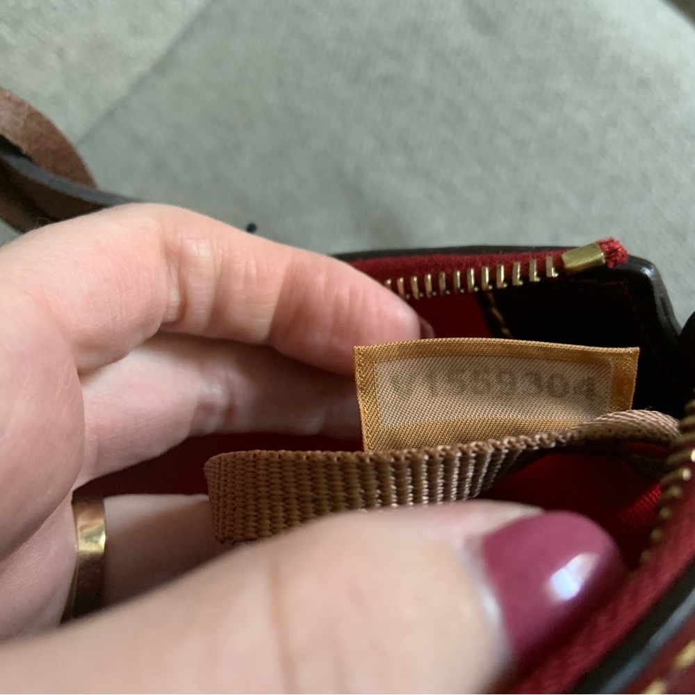 Dooney & Bourke Florentine Leather Small Heidi Satchel- Bordeaux - Picture 5 of 10